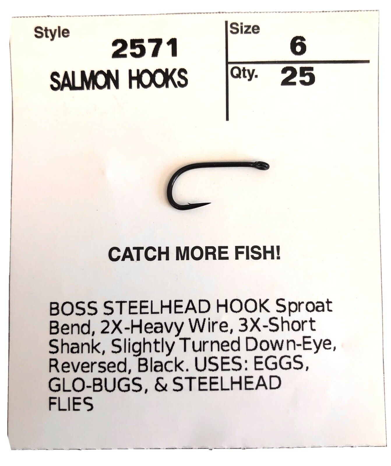 #3  Blue Heron Spey Hooks! Designed by McNeese  Quantity 100 EA Few Bags Left